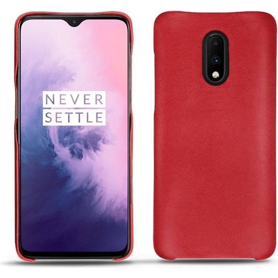 Thumbnail - Noreve Lederschutzhülle (OnePlus 7), Smartphone Hülle, Rot