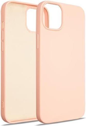 Actual product image Beline Silicone iPhone 15 Plus 6.7" case różowo-złoty/rose gold (Apple iPhone 15 Plus)