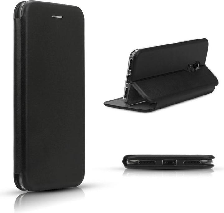 Actual product image König Design Mobile Phone Case for Samsung Galaxy A30 Protective Wallet Cover 360 Case Black New (Samsung Galaxy A30)