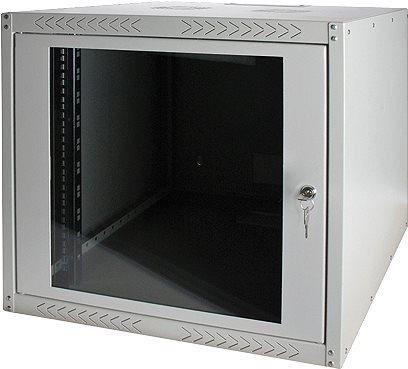 Produktbild Digitus 48,3cm 19Zoll Wandschrank 9HE SoHoline RAL7035 grau ohne Boden 505mmx600mmx450mm (9 HE, 19 Zoll Rack)