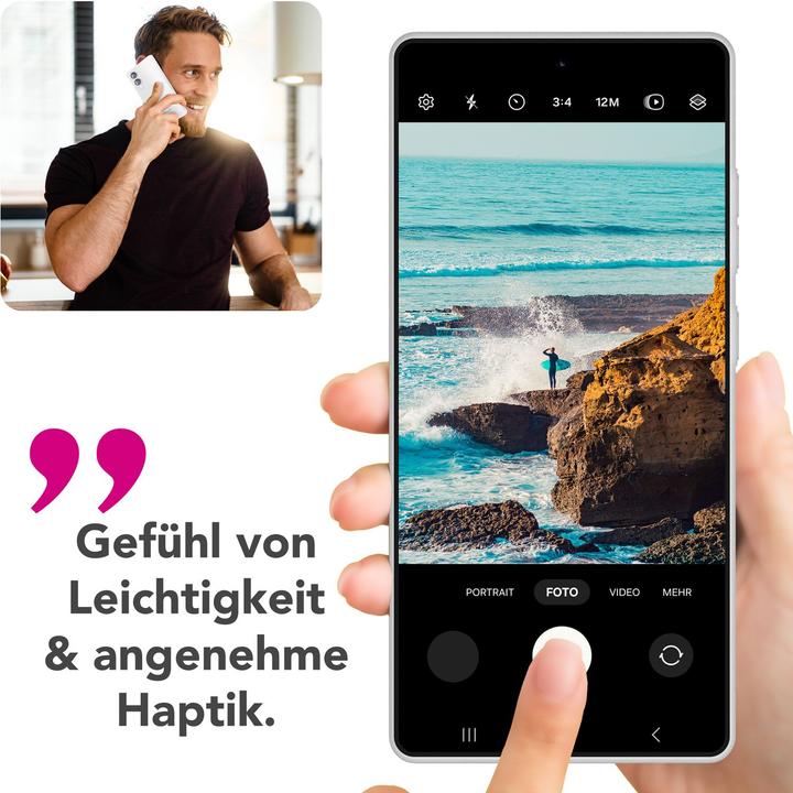 Produktbild Nalia Phantom - 0,3mm Extrem Dünn, Federleicht, Mattiert, Minimalistisch - Ultra-Slim Handycase (Samsung Galaxy S25 Edge)