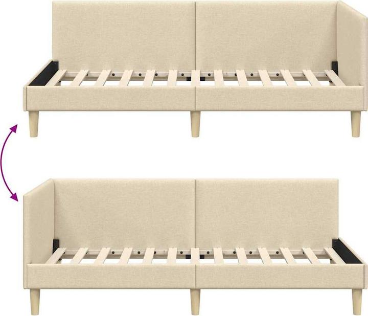 Actual product image vidaXL Eckbettgestell