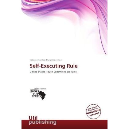 Self-Executing Rule, Fachbücher