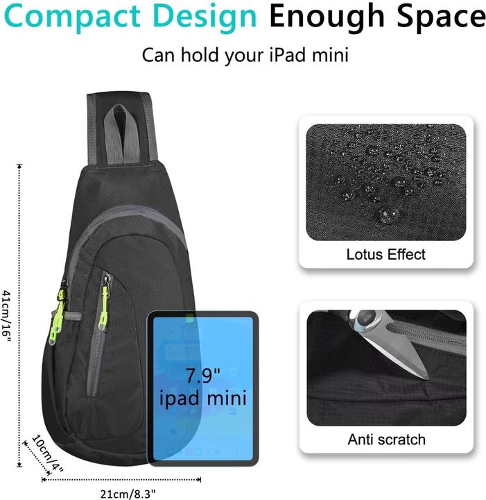 Produktbild Only-Bags.Store Elegante Umhängetasche mit 2 abnehmbaren breiten Schulterriemen und Kette Handytasche