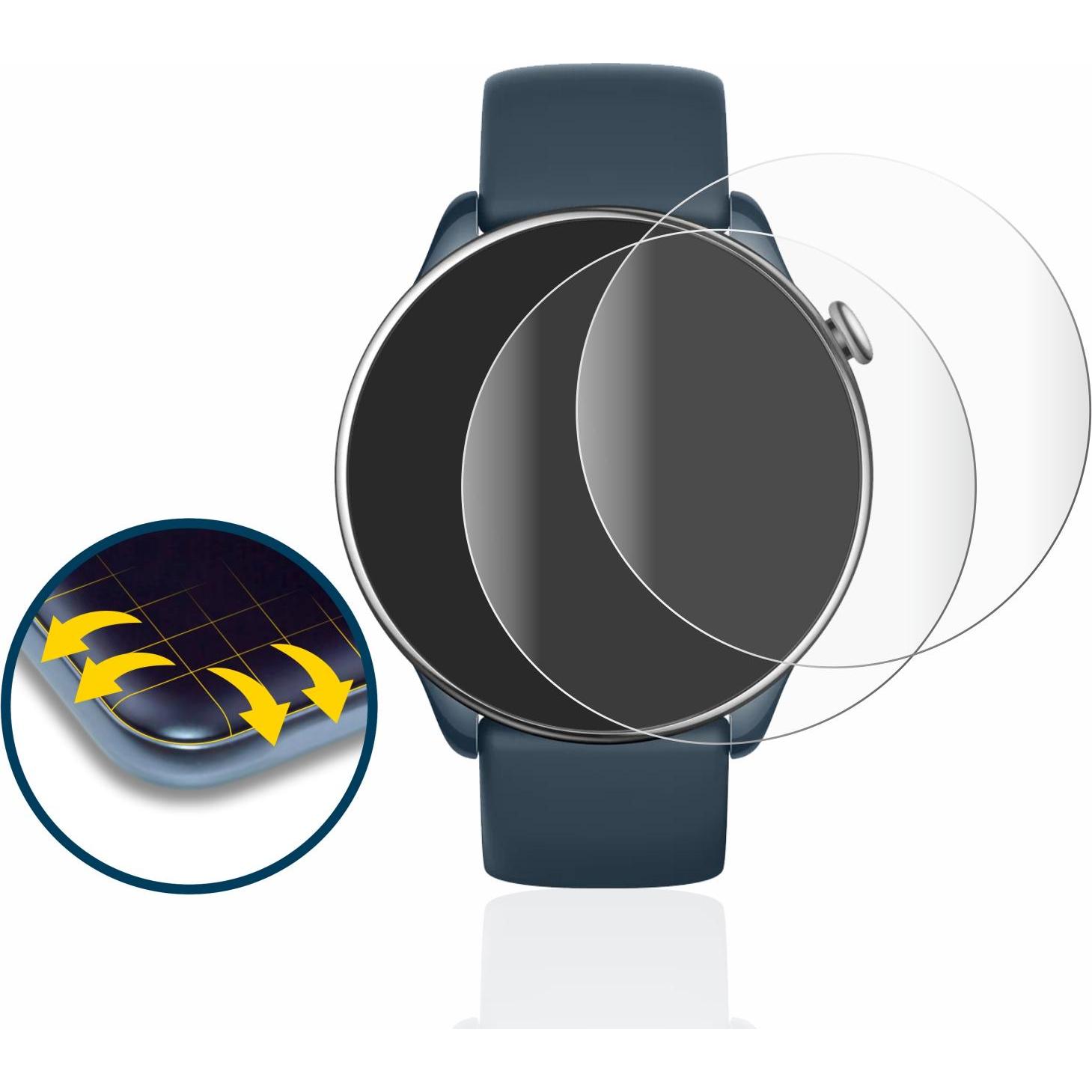 Thumbnail - BROTECT Full-Cover Displayschutz, Smartwatch Schutzfolie, Transparent