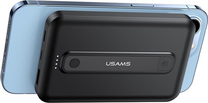 Actual product image Usams Magnetic Wireless Fast Charging Power Bank (10000 mAh, 20 W, 15 Wh)