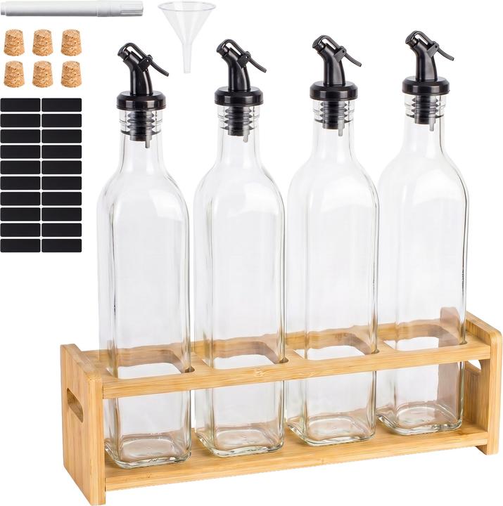 Produktbild Relaxdays 4x Ölflasche (500 ml)