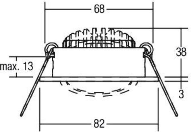 Image du produit Brumberg Spot encastré à LED (780 lm)