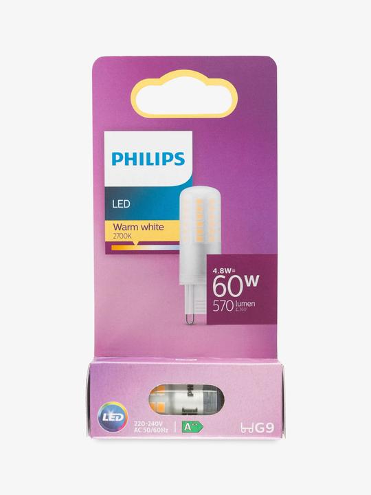 Actual product image Philips Capsule (G9, 4.80 W, 570 lm, 1 x, E)