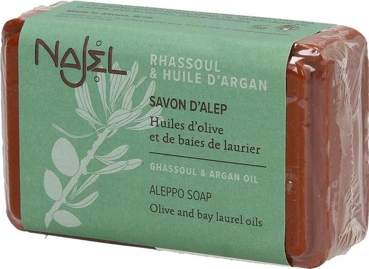 Image du produit Najel Savon Alep Rhassoul et Argan (Savon dur)