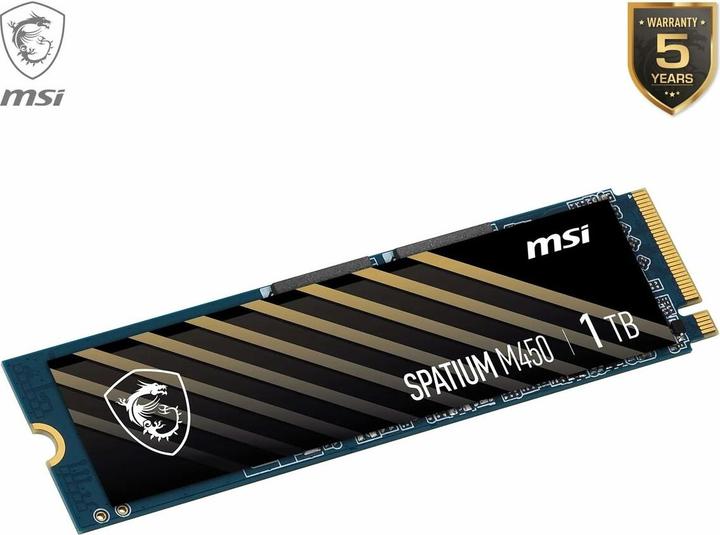 Produktbild MSI Spatium M450 (1000 GB, M.2 2280)