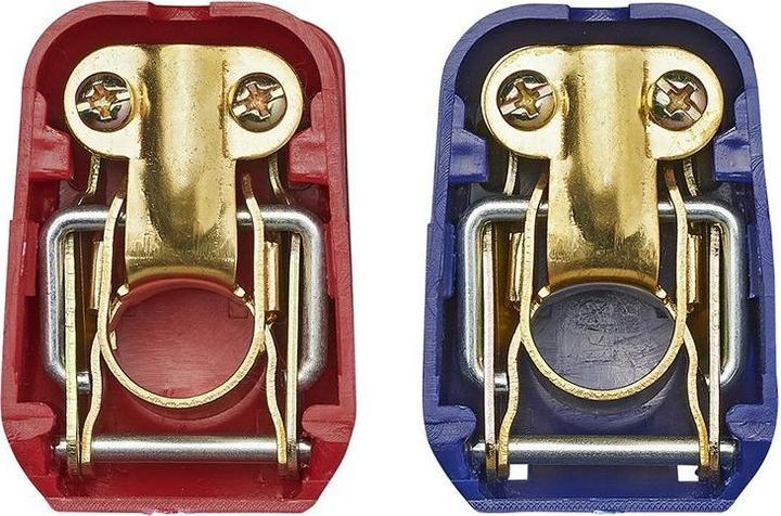 Actual product image ProPlus Battery pole quick connector set (+) and (-) in blister pack