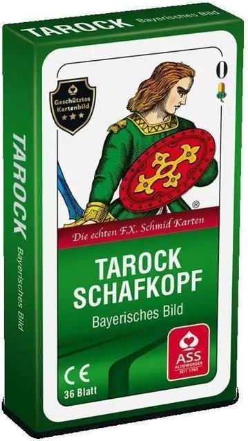 Productafbeelding ASS Altenburg 10045029-0001 - FSC Schafkopf/Tarock, Beiers plaatje in vouwdoosje (Duits, 3 Spelers)