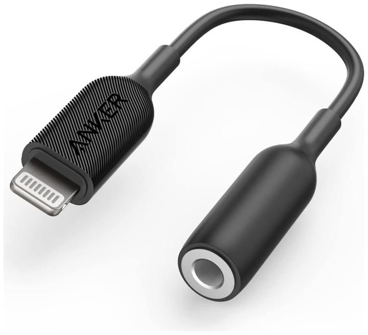 Actual product image Anker Lightning to Headphone Plug Adapter (Lightning)