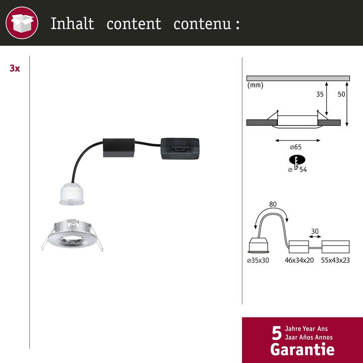 Produktbild Paulmann Einbauleuchte Nova Mini (310 lm)