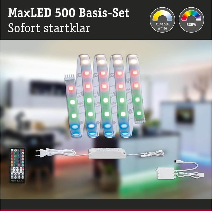 Produktbild Paulmann MaxLED 500 Stripe Set (RGBW, 150 cm, Indoor)