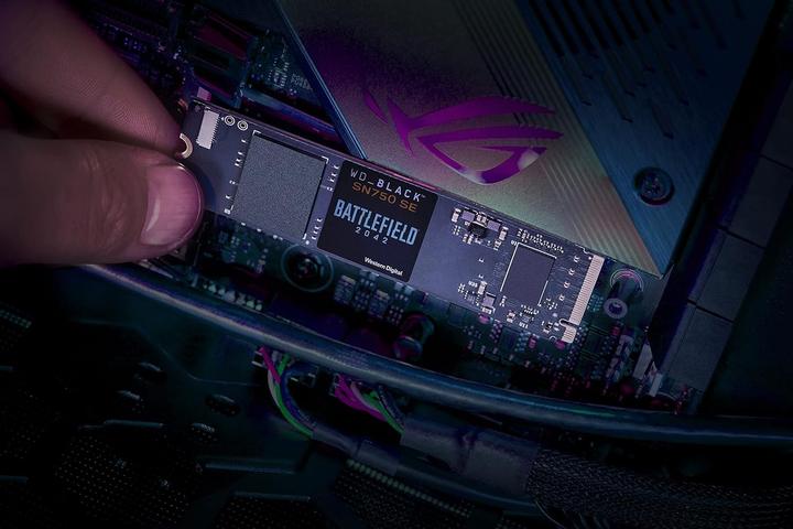 Produktbild WD Black SN750 SE Battlefield 2042 PC Game Code Bundle (1000 GB, M.2 2280)