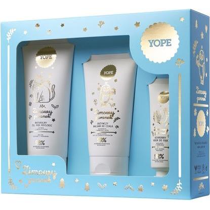 Yope, Beauty Geschenkset, Winter Morning Duschgel 200ml, Körperbalsam 150ml, Handcreme 50ml (Haarpflege set)