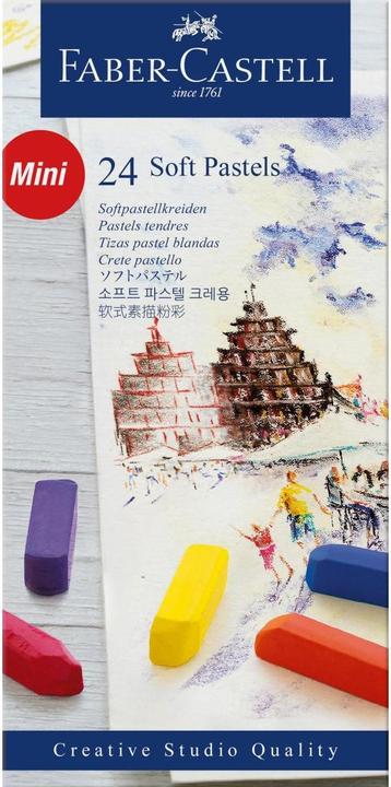 Image du produit Faber-Castell Mini pastels doux (Multicolore, 24 x)