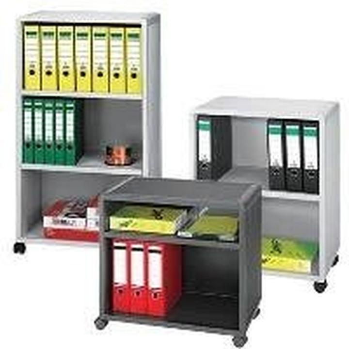 Actual product image Paperflow Mobile File Shelf 2 Oh Anthrazi (65.10 x 33 x 86.40 cm)