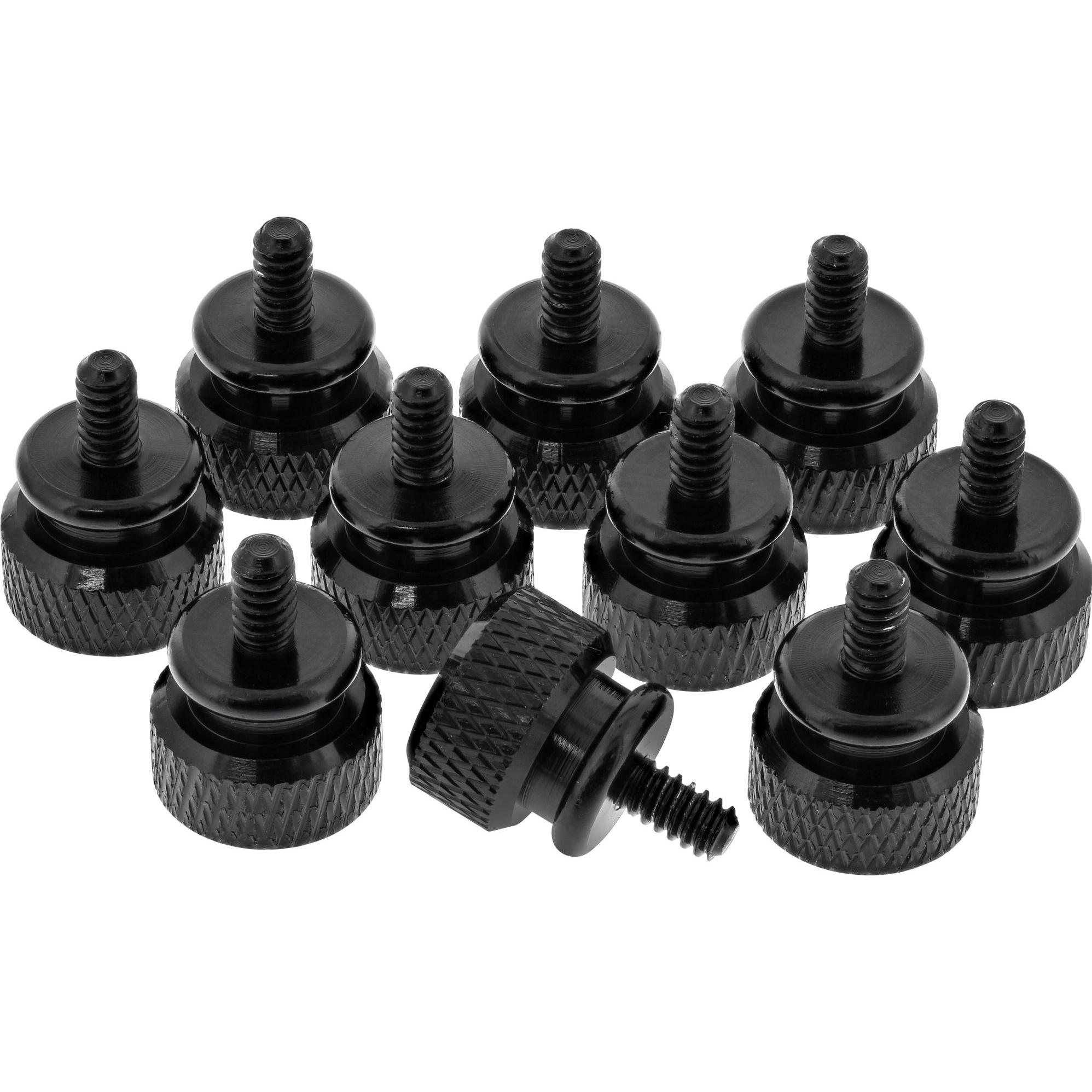 Aquatuning Thumbscrews Gehäuse schwarz Bigpack (10 Stück), PC Komponenten Werkzeug