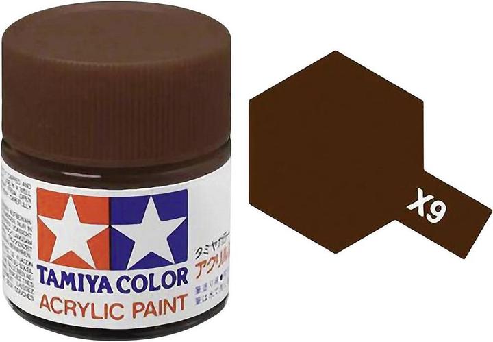 Produktbild Tamiya Acrylfarbe X-9 Braun glänzend
