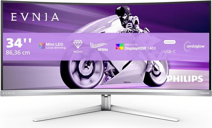 Image du produit Philips Evnia 34M2C7600MV (3440 x 1440 pixels, 34")