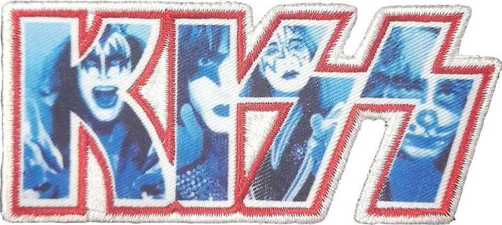 KISS Patch graphique Coton Logo (4.50 x 9.50 cm)