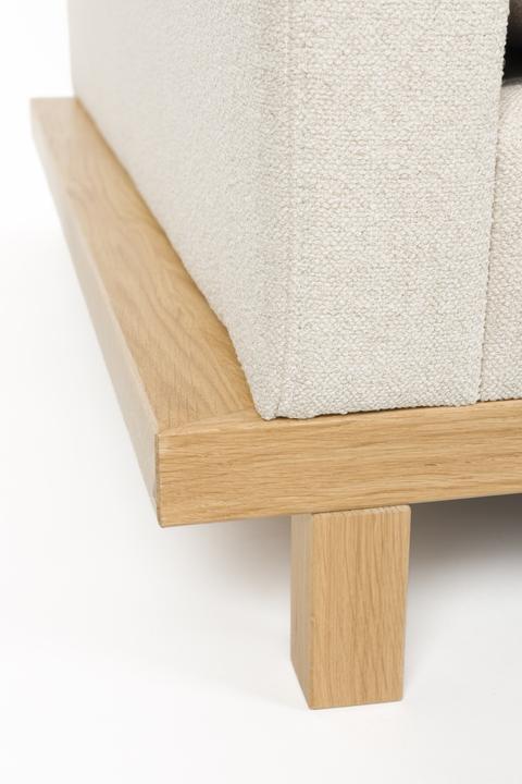 Produktbild Zuiver Sofa Blossom 3-Seater Oak Sand (3-Sitzer)