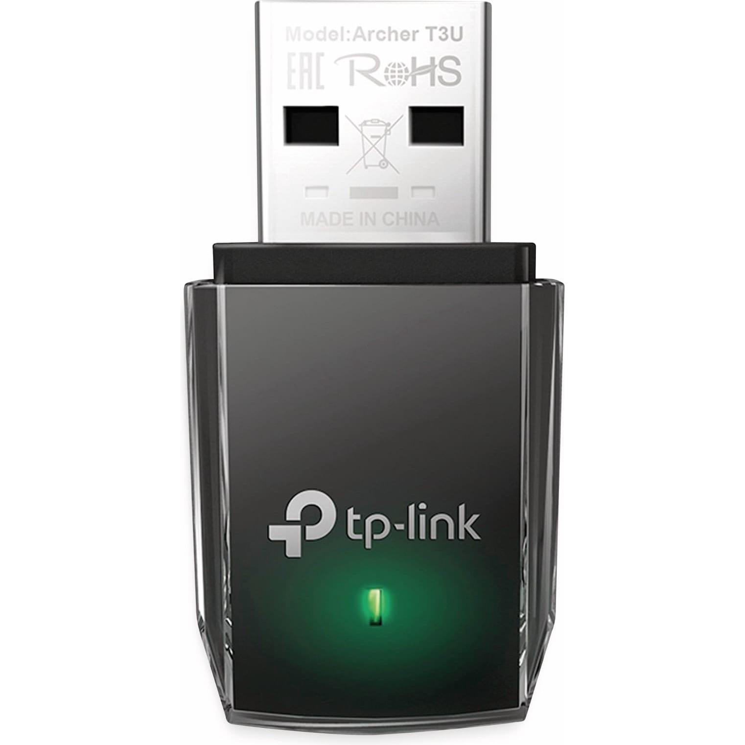 TP-Link Archer T3U Mini (USB 3.0), Netzwerkadapter, Schwarz