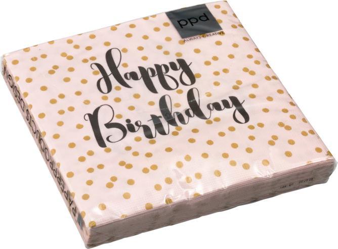 Image du produit ppd Serviettes de table #A propos du rosé (20 pcs, 33 x 33 cm)