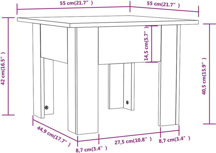 Image du produit vidaXL Couchtisch