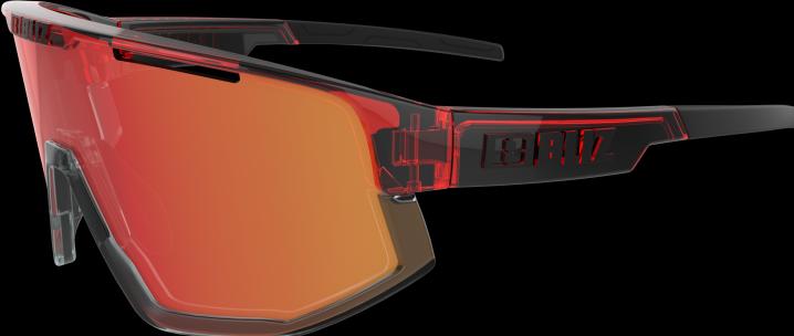 Actual product image Bliz Fusion Transparent Brown w multi Cat 3 VLT 15% (Transparent Red, Brown w Red Multi, Transparent Red, Brown w Red Multi)