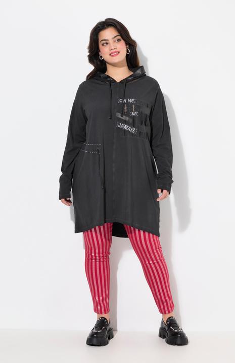 Produktbild Angel of Style Long-Sweatshirt, oversized, Netz-Kapuze (54)
