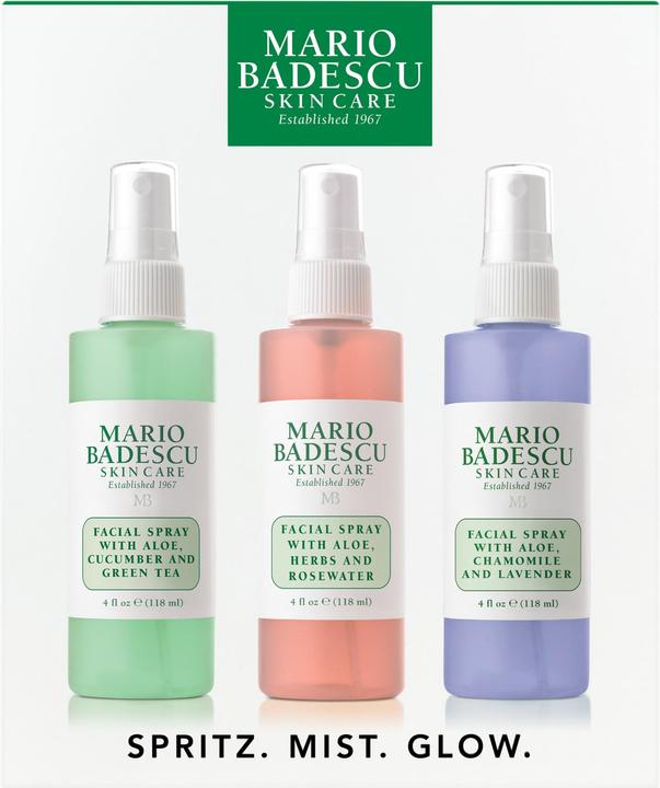 Image du produit Mario Badescu NEW Spritz Mist Glow Set 4oz Soins de la peau pour femmes (Kit de soins du visage)