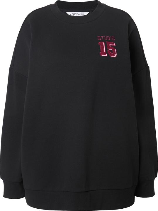 Actual product image Studio Untold Sweatshirt, oversized, Satin-Zahl, Ballonärmel (58)