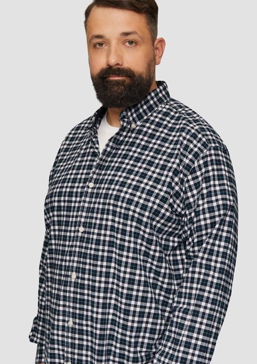 Immagine prodotto s.Oliver Hemd Kariertes Hemd aus Baumwollstretch (4XL)