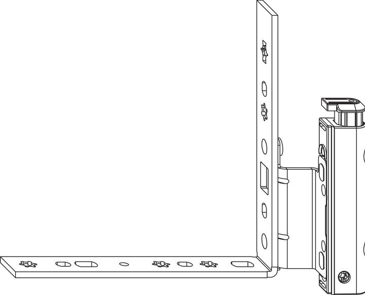 Maco Falzecklagerband DT130 mit ÜV 12/20-13 mm silber rechts (220045)