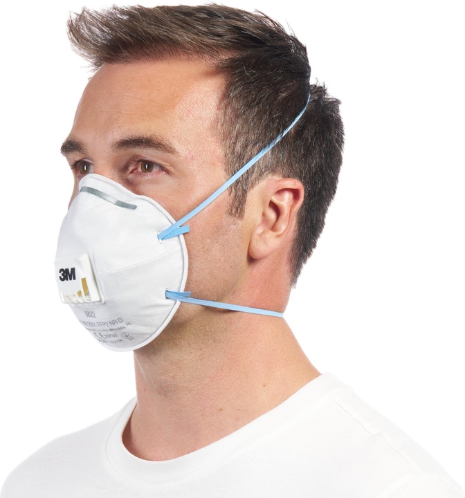 Actual product image 3M Comfort fine dust mask 8822 (FFP2, 3 x)