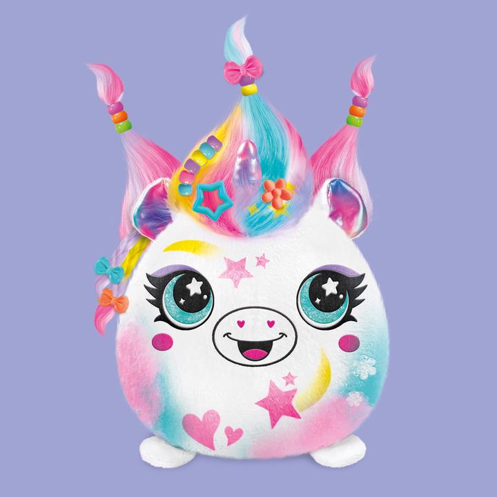 Actual product image Airbrush Plush - Hair'iffic 17cm Squish Pal - Princess (1040111) (17 cm)