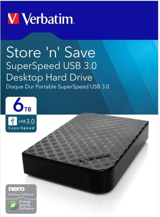 Produktbild Verbatim Store n Save (6 TB)