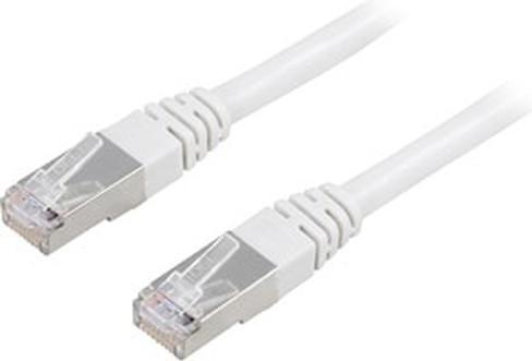 Actual product image Deltaco FTP Cat6 Network Cable White 5 m (F/UTP, CAT6, 5 m)