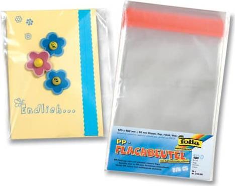 Productafbeelding Folia 100 pressure seal zakken platte zak 38 mijn 12,5 x 16,2 cm (100 Stuk)