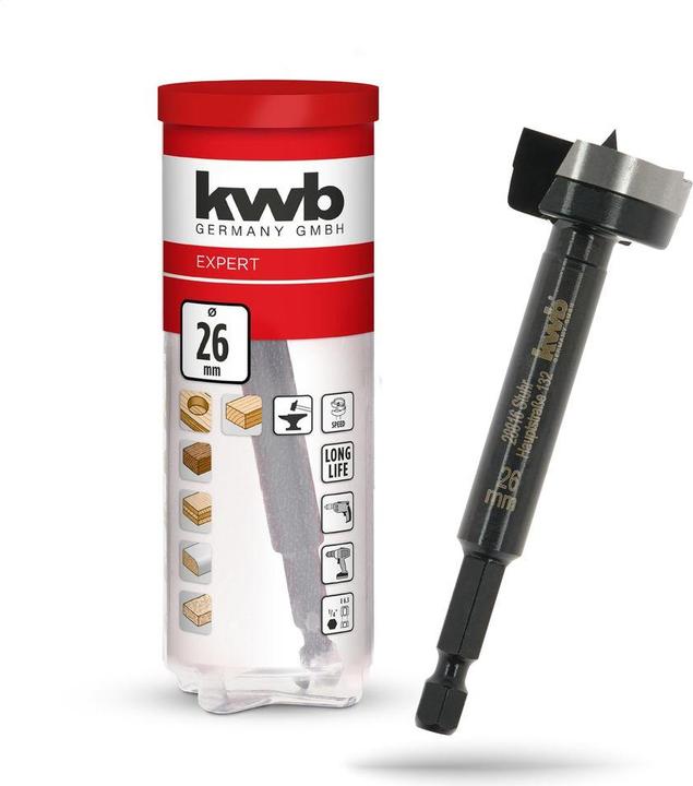 Actual product image kwb Forstner bit, 706426, 26 mm (26 millimetres)