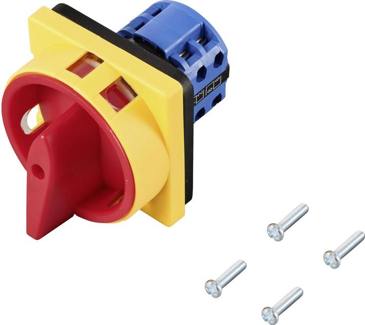 Actual product image Tru Components TC-LW26-20 GS20/04-2 Nockenschalter 20 A 690 V 1 x 90 ° Gelb, Ro