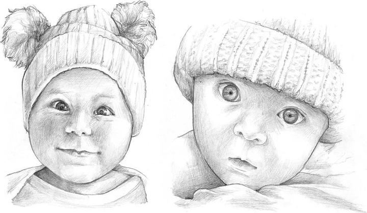 Actual product image The Art of Drawing for Children Starter Block - Faces