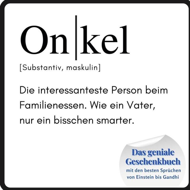 Produktbild Onkel (Deutsch, Steffi Meier, 2022)