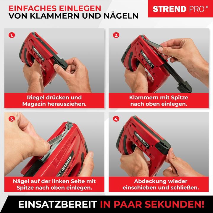 Image du produit Strend pro Elektrotacker mit Zubehör (Agrafeuse)