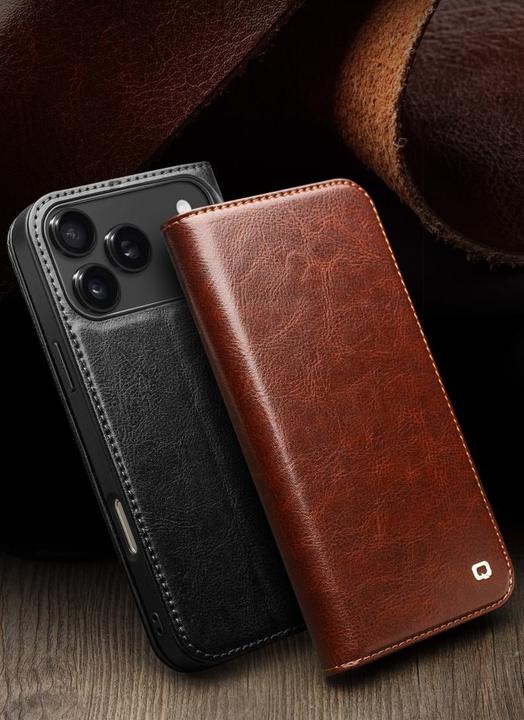 Produktbild QiAlino Hülle Flip Classic Wallet (Apple iPhone 17)
