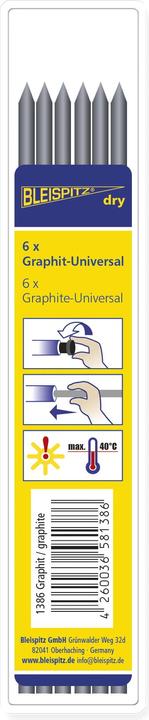 Immagine prodotto Bleispitz Ricariche di grafite (6 pz., 2.80 mm, HB)